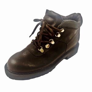 Kim Rogers Womens Brown Hiking Boots Sz 7